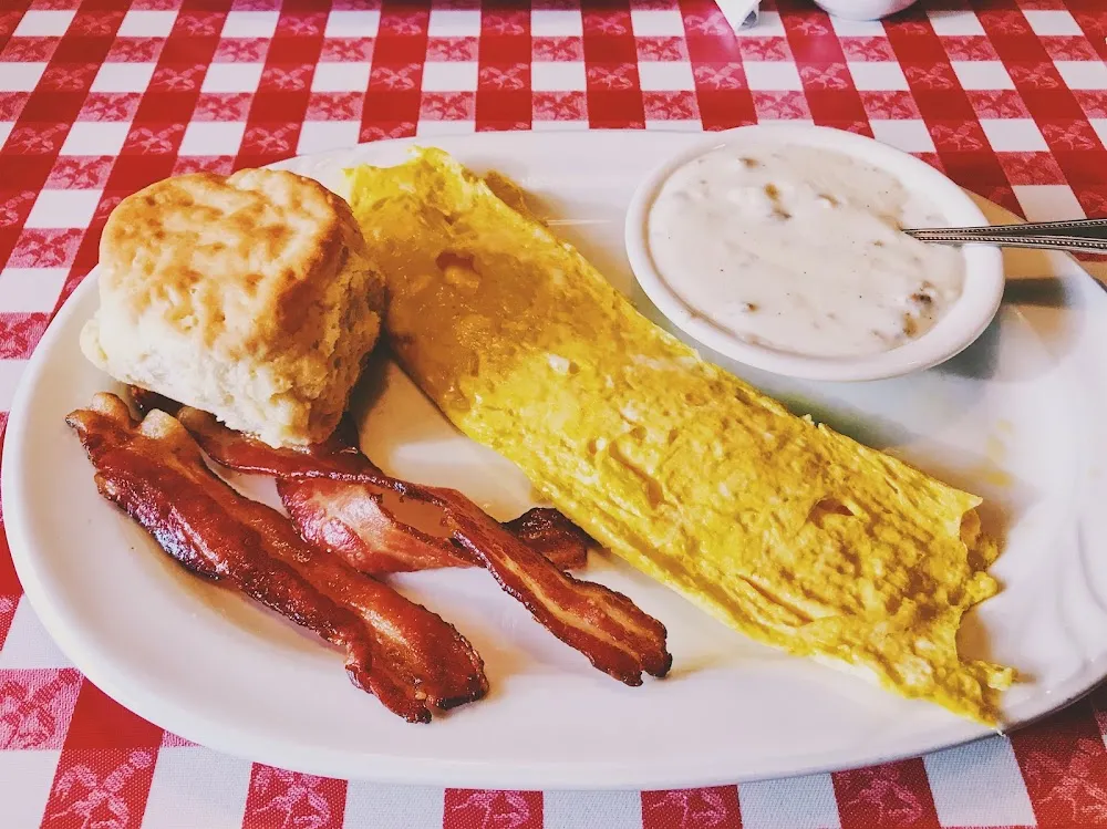Country Fried Steak and Eggs Any Style
