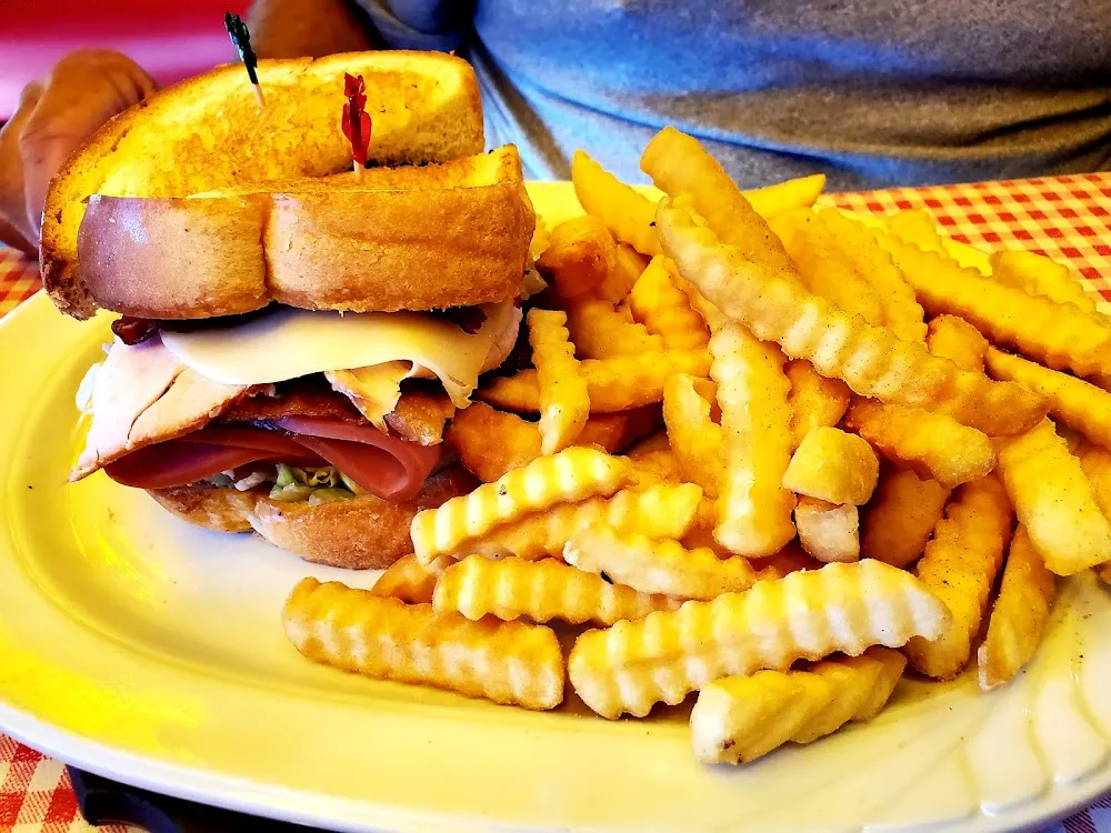 Texas Melt with Fries